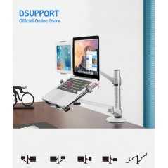 Support  à Double bras + support de tablette PC à Double bras