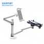 Support d'ordinateur portable à Double bras + support de tablette PC à Double bras Support d'ordinateur portable à Double bras + support de tablette PC à Double bras
