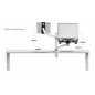 Support d'ordinateur portable à Double bras + support de tablette PC à Double bras Support d'ordinateur portable à Double bras + support de tablette PC à Double bras