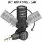 Microphone Boya BY-M110 à condensateur compact - Directivité omnidirectionnelle - Jack 3.5 mm TRRS - Smartphone/Tablette/PC Microphone Boya BY-M110 à condensateur compact - Directivité omnidirectionnelle - Jack 3.5 mm TRRS - Smartphone/Tablette/PC