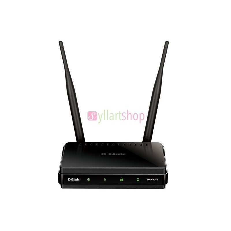 D-Link DAP-1360 | Répéteur/Point d'Accès Wi-Fi N 300 Mbps | 7 Modes de Fonctionnement