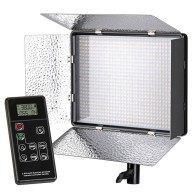 Lampe vidéo professionnelle avec 900AS LED (3200K-5600K), y compris télécommande radio