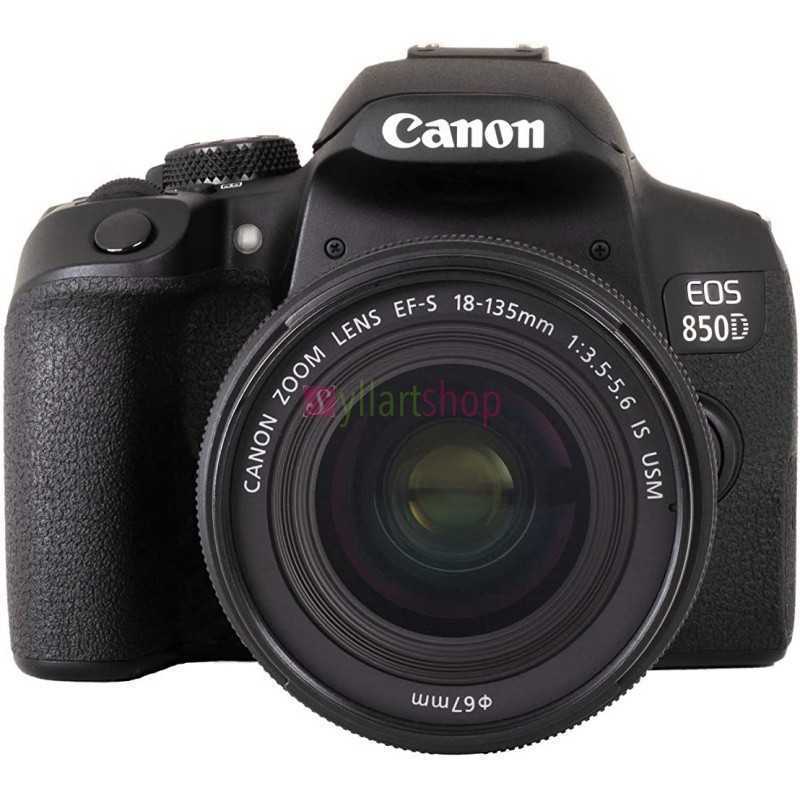 Canon EOS 850D + Objectif 18-135mm | Kit Appareil Photo DSLR Pro | Reflex Numérique 24,1 Mpx