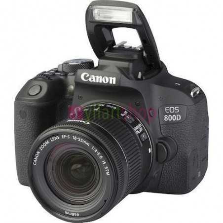 Appareil photo professionnel Canon EOS 800D + Canon EF-S 18-55mm f/3.5-5.6
