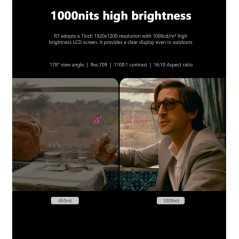 Écran Tactile DSLR R7 7 Pouces 4K HDMI | Moniteur 1920x1200 pour Nikon Sony Panasonic