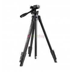 Yunteng VCT-618 | Trépied Professionnel Compact avec Tête Fluide 3 Voies