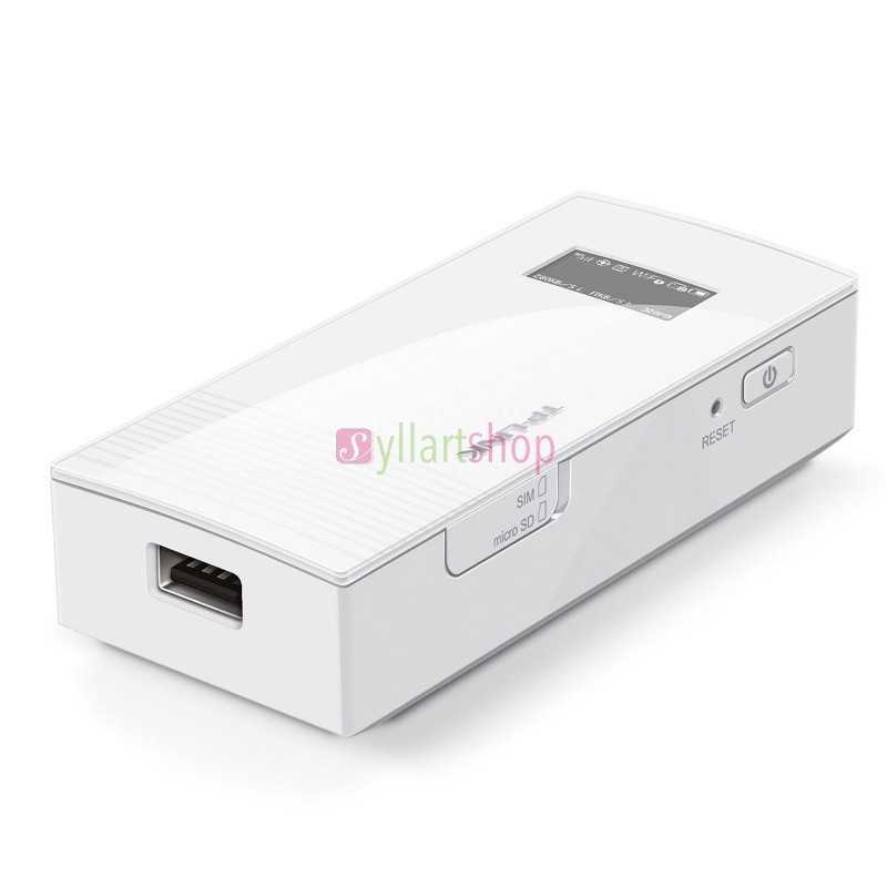 Modem Routeur 3G Mobile TP-Link M5360 Wi-Fi Power Bank 5200mAh | Hotspot HSPA+ 21.6 Mbps