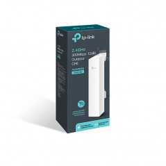 TP-Link CPE220 Pharos | Point d'Accès Extérieur 2.4 GHz 300 Mbps 12 dBi | Longue Portée PoE