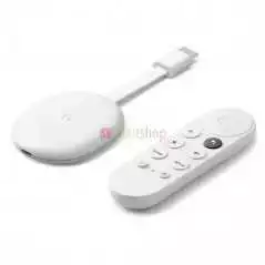 Google Chromecast avec Google TV 4K Ultra HD - HDR10/10+ - WiFi/Bluetooth - HDMI - Télécommande vocale