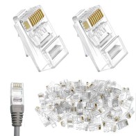 Connecteurs RJ45 Mâles | Non Blindés (Lot de 100)