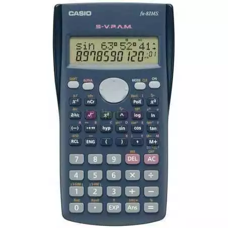 Calculatrice scientifique Casio FX-82MS 12 Chiffres 2 Lignes