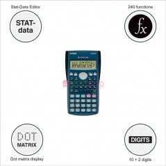 Calculatrice scientifique Casio FX-82MS 12 Chiffres 2 Lignes