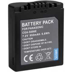Batterie CGA-S006E | Panasonic Lumix (7.2V/710mAh) | Remplacement Appareil Photo FZ