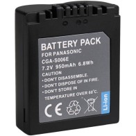 Batterie CGA-S006E | Panasonic Lumix (7.2V/710mAh) | Remplacement Appareil Photo FZ