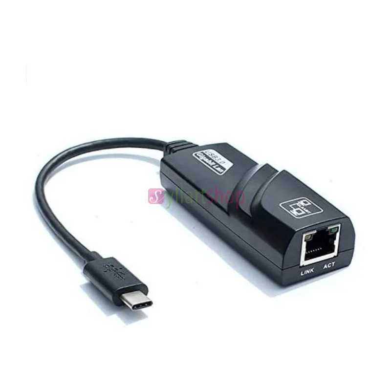 Adaptateur convertisseur Gigalan USB 3.1 Type AC Ethernet Rj45