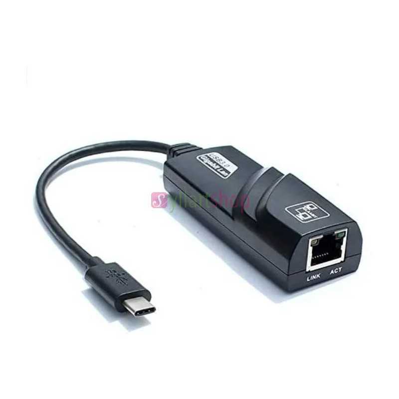 Adaptateur Convertisseur Gigalan | USB 3.1 Type C vers RJ45 Gigabit | Haute Vitesse Réseau