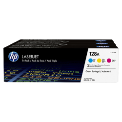Cartouche Toner HP 128A Original Noir - Jaune - Bleu - Rouge