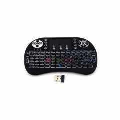 Mini clavier rétroéclairé 2.4G sans fil i8 pour TV Box avec souris à air tactile