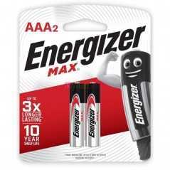 Paquet de 2 piles Energizer Max AAA2