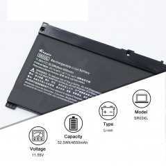 Batterie Ordinateur HP SR03XL/SR03 pour HP Pavillon 15-CX0058WM 15-CX