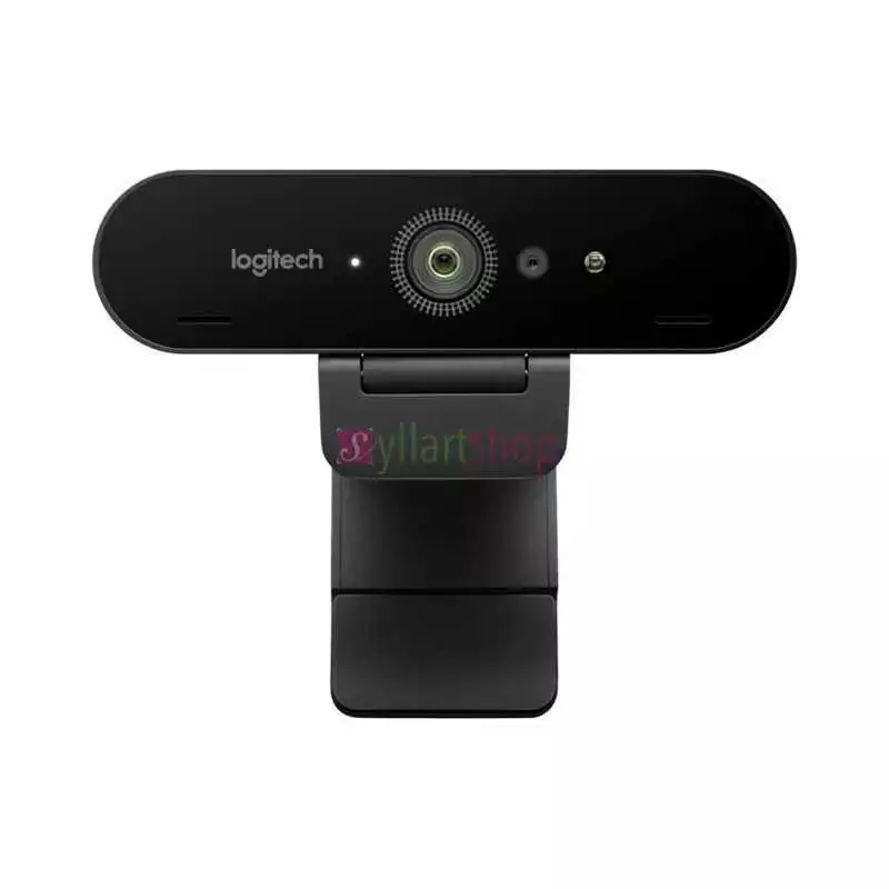 Webcam Ultra HD 4K Logitech BRIO 4K Stream Edition avec deux microphones omnidirectionnels pour diffusion en direct