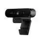 Webcam Ultra HD 4K Logitech BRIO 4K Stream Edition avec deux microphones omnidirectionnels pour diffusion en direct