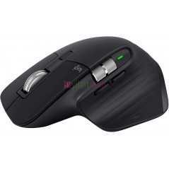 Souris sans fil Logitech MX Master 3 droitier - capteur laser 4000 dpi - 7 boutons - molette exclusive pour le pouce