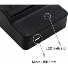 Chargeur de Batterie Canon NB-7L USB | Pour PowerShot G10 G11 G12 et SX30 IS