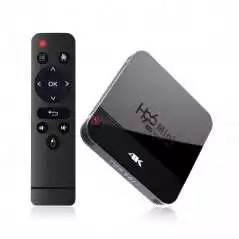 Box TV H96 Mini H8 Wifi 4K Smart HD 2 + 16Go à Double 2.4G 5G Avec Bluetooth Android 9.0