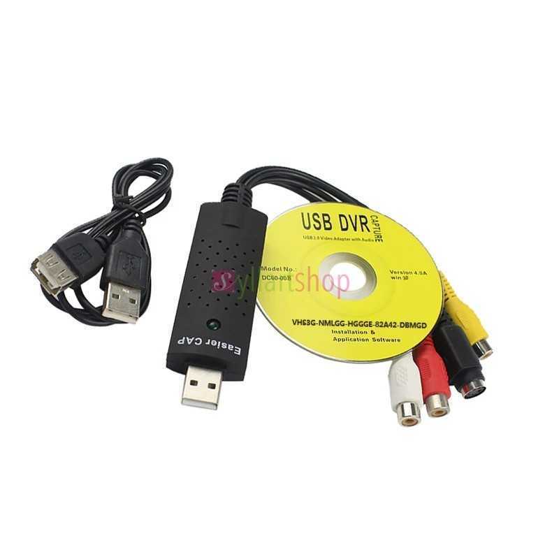 Adaptateur de Capture Vidéo EasyCap | USB 2.0 | Numérisation VHS, DVD, DVR | Windows 10