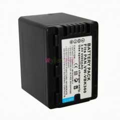 Batterie panasonic VW-VBK360 pour Panasonic HDC SD40 TM40 SD80 TM80 HS80 HS60 TM60 SD60 H85 T55 T50 H101 S71