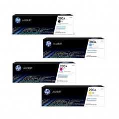 Cartouche Toner HP-203A Noir / Bleu / Rouge / Jaune Original