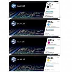 Cartouche Toner HP-203A Noir / Bleu / Rouge / Jaune Original