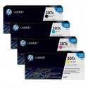 Cartouche Toner HP-307A Noir / Bleu / Rouge / Jaune Original