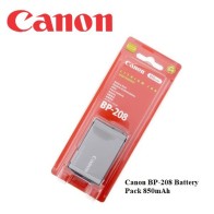 Batterie Canon BP 208 pour batterie MVX1Si / MVX430 / MVX450 / IXY DVS1 850mah