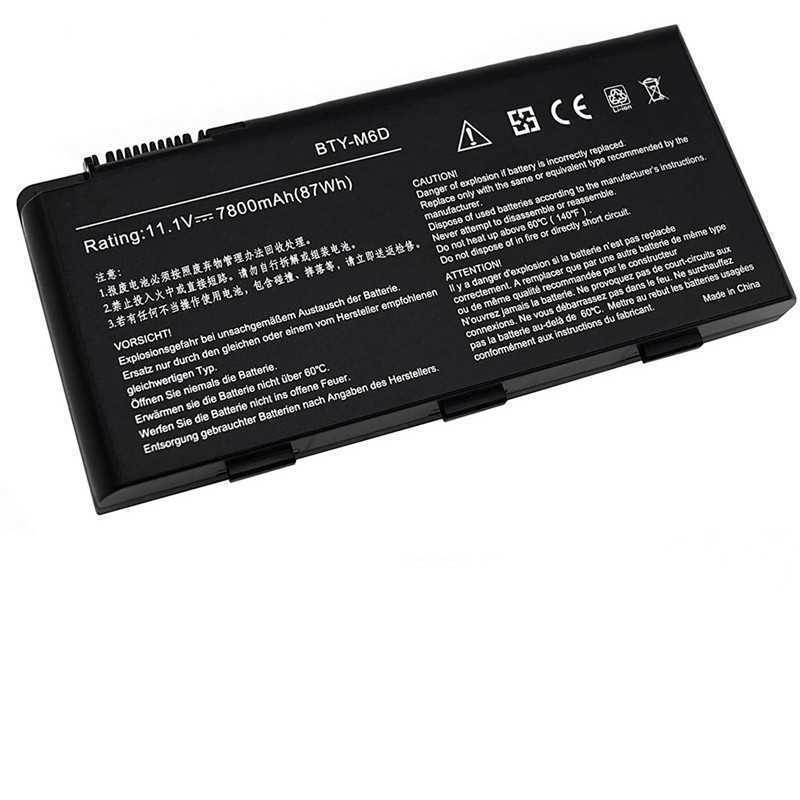 Batterie Ordinateur MSI BTY-M6D Médion Erazer X6813 Erazer X6811