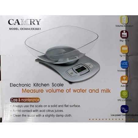 Balance de cuisine électronique Camry 5 KG