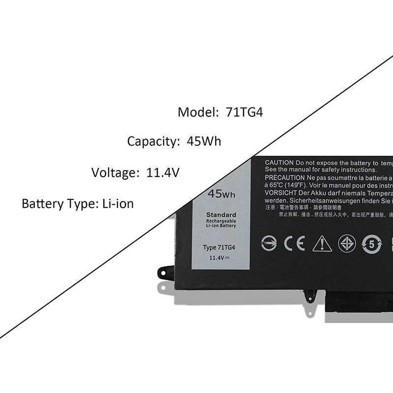 Batterie Ordinateur Portable Dell 71TG4/ 7390 / 11.4V 45WH LATITUDE 5289 Batterie Ordinateur Portable Dell 71TG4/ 7390 / 11.4V 45WH LATITUDE 5289