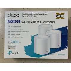 TP-Link Deco X60 (Pack de 3) | Système WiFi Mesh 6 AX3000 Dual-Band | Couverture 650 m² & Sécurité HomeShield