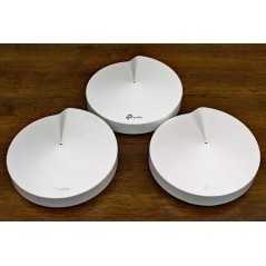 TP-Link Deco M9 Plus (Pack de 3) | WiFi Mesh Tri-Bande AC2200 | Couverture 600 m² & Hub Smart Home
