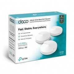 TP-Link Deco M5 (Pack de 3) | WiFi Mesh AC1300 | Couverture 400 m² & Sécurité HomeCare™