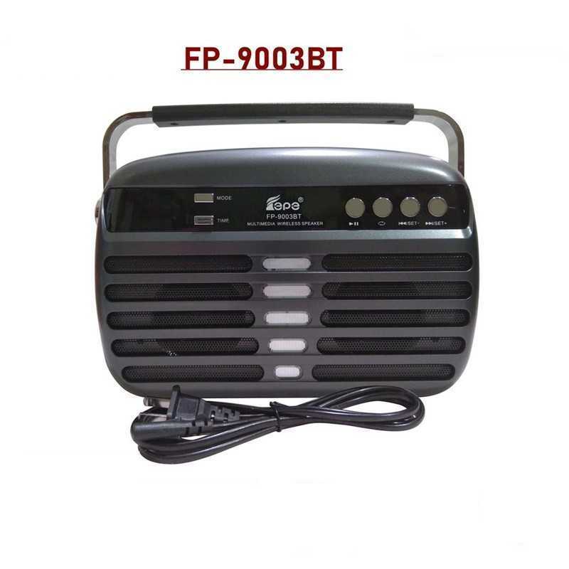 Radio stéréo rechargeable Bluetooth Fepe FP 9003BT avec Bluetooth sans fil Radio stéréo rechargeable Bluetooth Fepe FP 9003BT avec Bluetooth sans fil