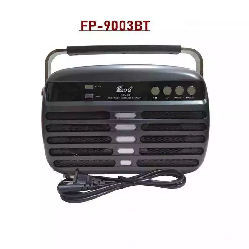 Radio stéréo rechargeable Bluetooth Fepe FP 9003BT avec Bluetooth sans fil