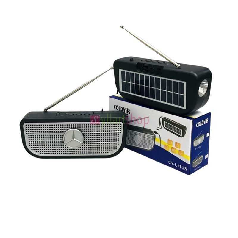 Radio avec lumière avec solaire BlueTooth Coldyir CY-L11US Radio avec lumière avec solaire BlueTooth Coldyir CY-L11US