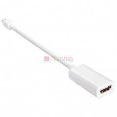 Câble Mini Displayport vers adaptateur Hdmi femelle plaqué or (Thunderbolt)