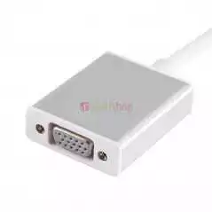 Adaptateur vidéo USB 3.1 de type C à VGA Convertisseur mâle Silver