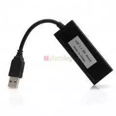Modem Externe USB 2.0 56kbs USB Fax avec V.92/V.90 Téléphone RJ11 Câble pour Windows XP/Win 7/8/Linux
