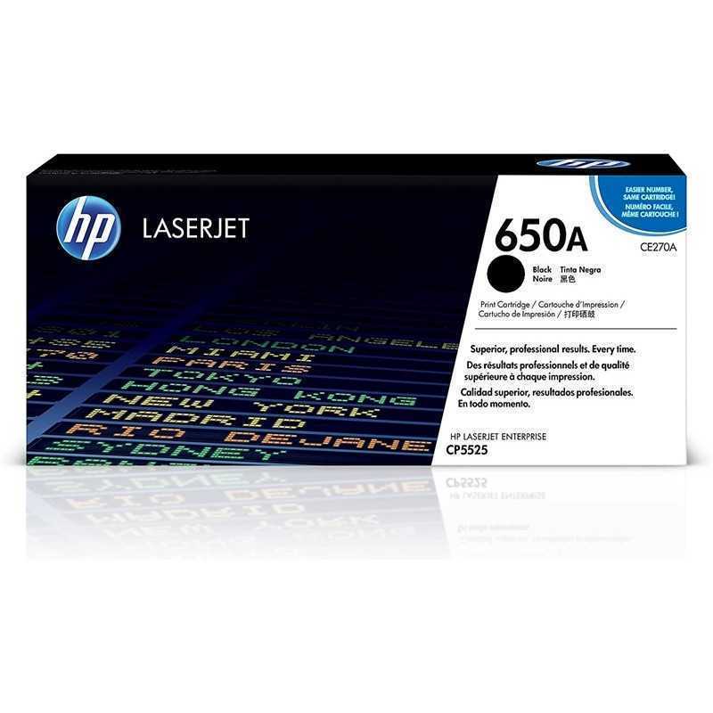 Cartouche toner HP 650A Noir Cartouche toner HP 650A Noir