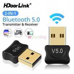 Clé Bluetoothc USB, Récepteur audio Bluetooth Dongle sans fil V5.0