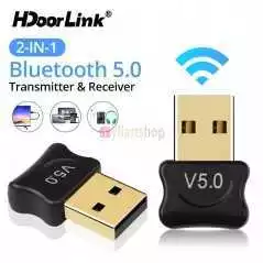 Clé Bluetoothc USB, Récepteur audio Bluetooth Dongle sans fil V5.0